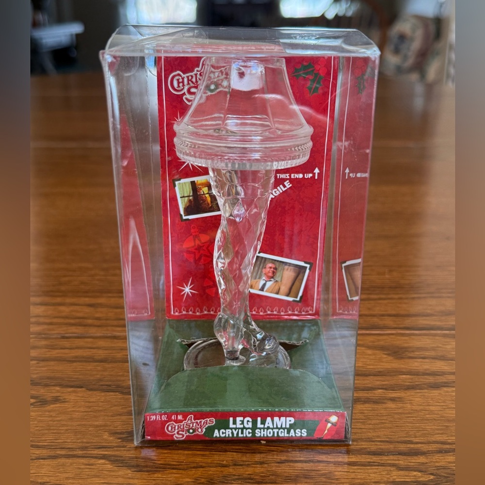 A Christmas Story Leg Lamp Plastic Shot Glass